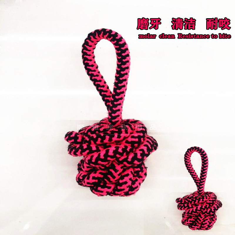 New serpentine PET supplies cotton rope toy PET rope manufacturers directly dress