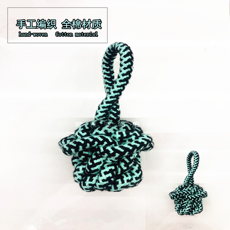 New serpentine PET supplies cotton rope toy PET rope manufacturers directly dress