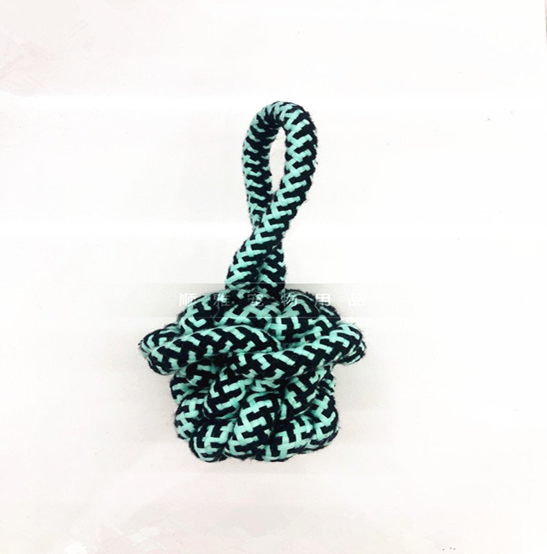 New serpentine PET supplies cotton rope toy PET rope manufacturers directly dress