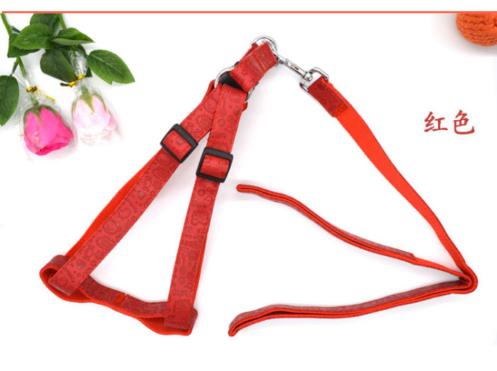 Manufacturer direct selling medium large dog pet rope PU leather high fashion rope new soft leather bra straps.