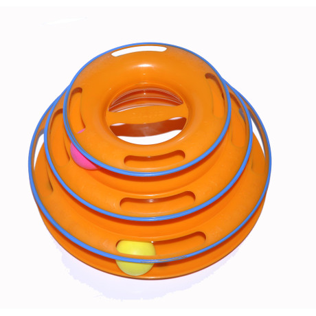 Pet supplies new cat tri-layer recreation plate cat rotating plate to amuse the cat artifact cat puzzle toy track ball