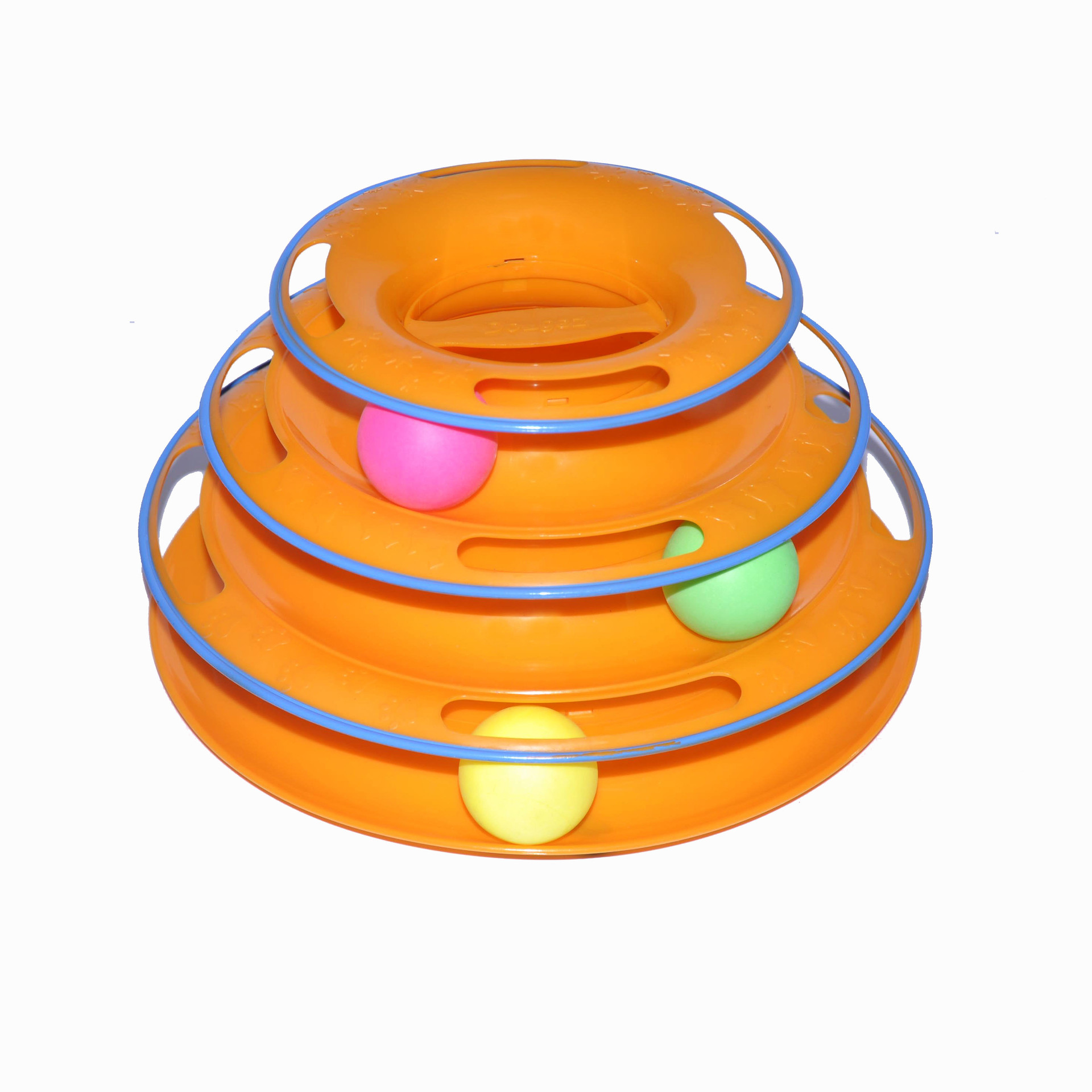 Pet supplies new cat tri-layer recreation plate cat rotating plate to amuse the cat artifact cat puzzle toy track ball Pet supplies new cat tri-layer recreation plate cat rotating plate to amuse the cat artifact cat puzzle toy track ball
