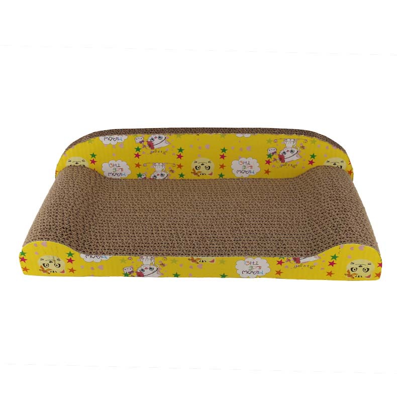 Factory Wholesale Cat Teaser Toy Cat Toys Corrugated Large Cat Litter Wear-Resistant Cat Toys Cat Scratching Board Pet 