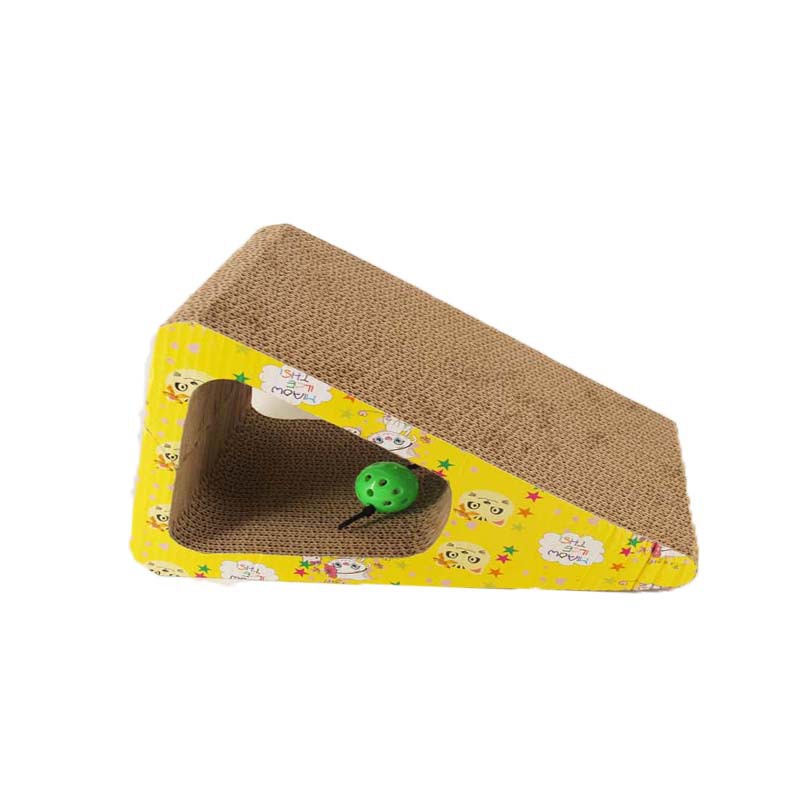 Factory Wholesale Cat Teaser Toy Cat Toys Corrugated Large Cat Litter Wear-Resistant Cat Toys Cat Scratching Board Pet 