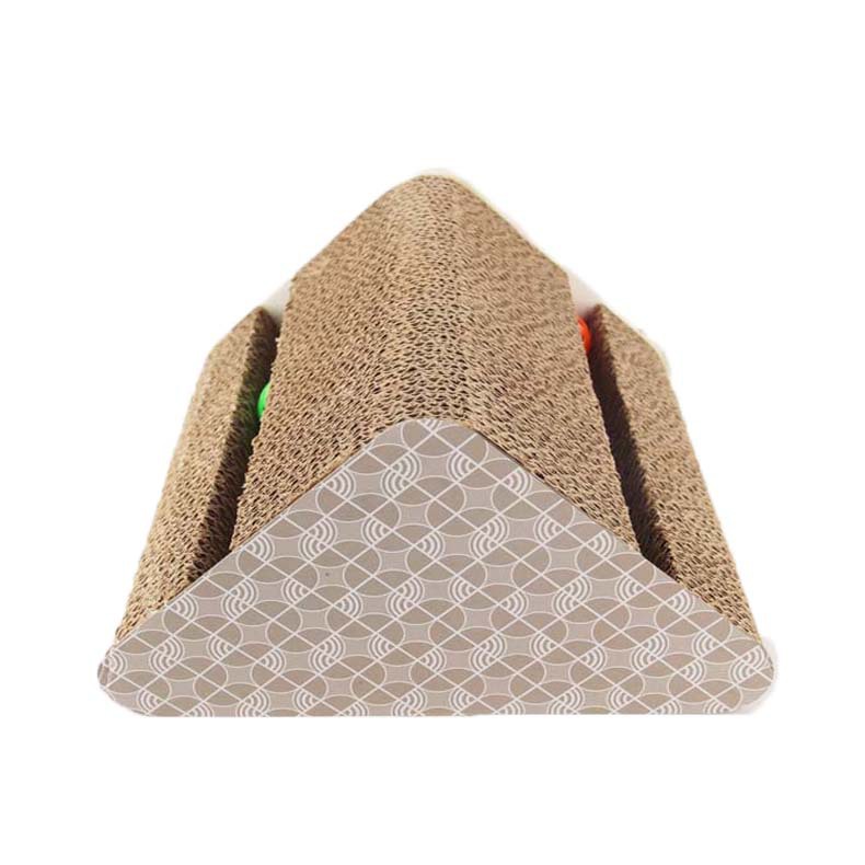 Factory Wholesale Cat Teaser Toy Cat Toys Corrugated Large Cat Litter Wear-Resistant Cat Toys Cat Scratching Board Pet 