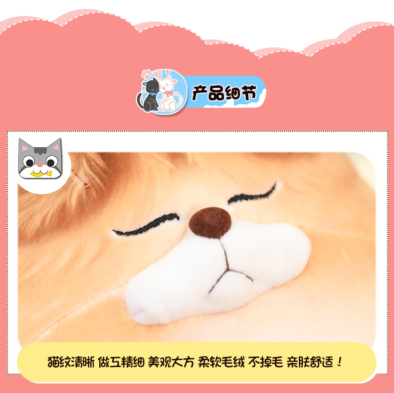 Japanese Cute Pet Kitty DDMOO Doll Doll Plush Toy Bed Sleeping Super Soft Big Pillow Ragdoll