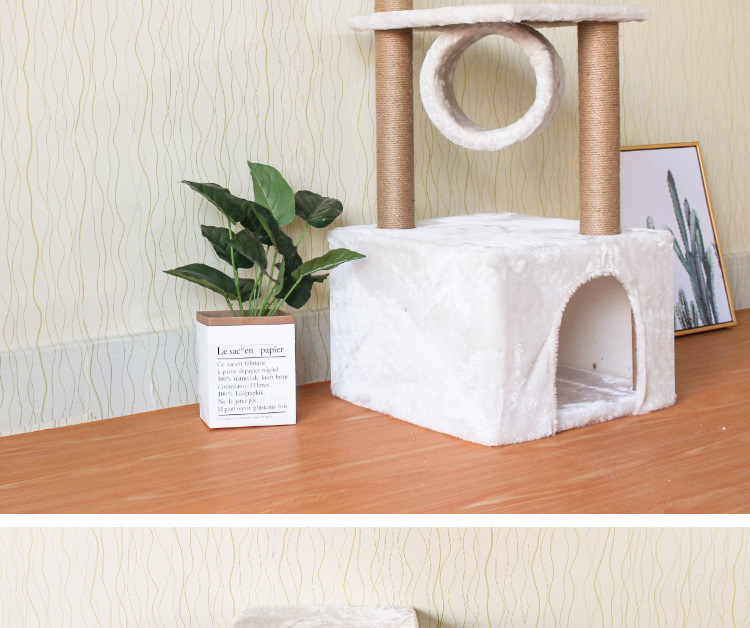 Cat Tree Cat Villa Big House Cat Nest Cat Tree Cat Climbing Frame Integrated Cat Toy Pet Toys Whole Support Customized