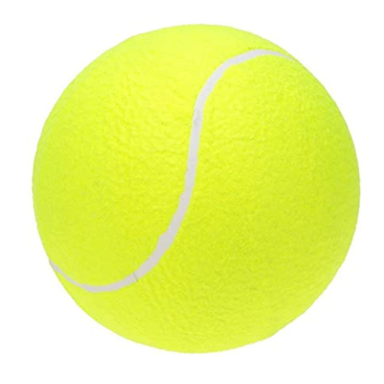 Big Tennis Sign 24cm Inflatable Tennis Holiday Activity Gift Pet Tennis 9.5-Inch Pet Bite Toy