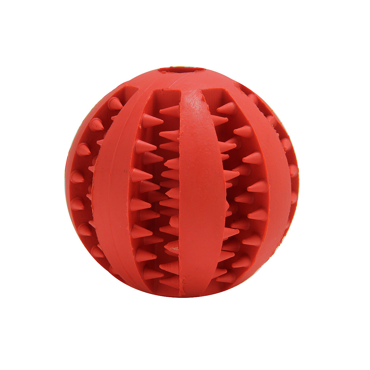 Pet Funny Toy Watermelon Tooth Ball Bite-Resistant Tooth Cleaning Teether Ball Pet Rubber Ball Dog Toy Food Leakage