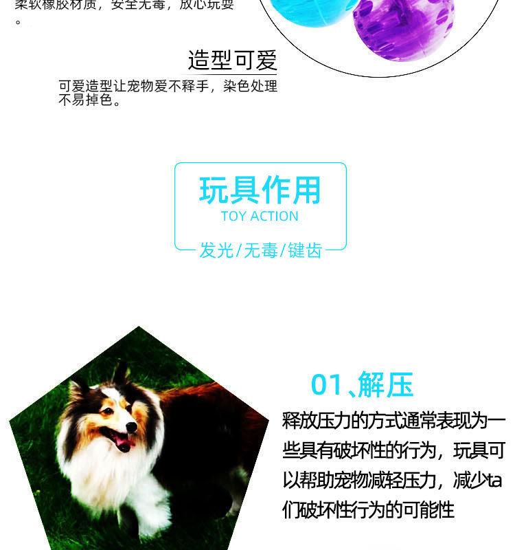 Pet Toy Ball Rubber Elastic Flash Dog Toy Pet Bite-Resistant Molar Tooth Cleaning Toy Ball Pet Dog Bite Ball Pet Toy Ball Rubber Elastic Flash Dog Toy Pet Bite-Resistant Molar Tooth Cleaning Toy Ball Pet Dog Bite Ball