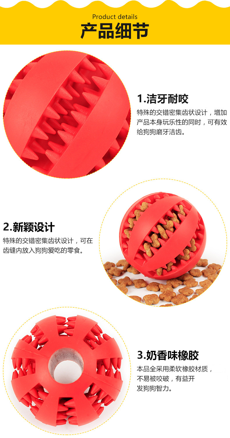 In Stock Wholesale New Bite Cross-Border Pet Toy Milk Flavor Rubber Watermelon Tooth Cleaning Pet Ball In Stock Wholesale New Bite Cross-Border Pet Toy Milk Flavor Rubber Watermelon Tooth Cleaning Pet Ball