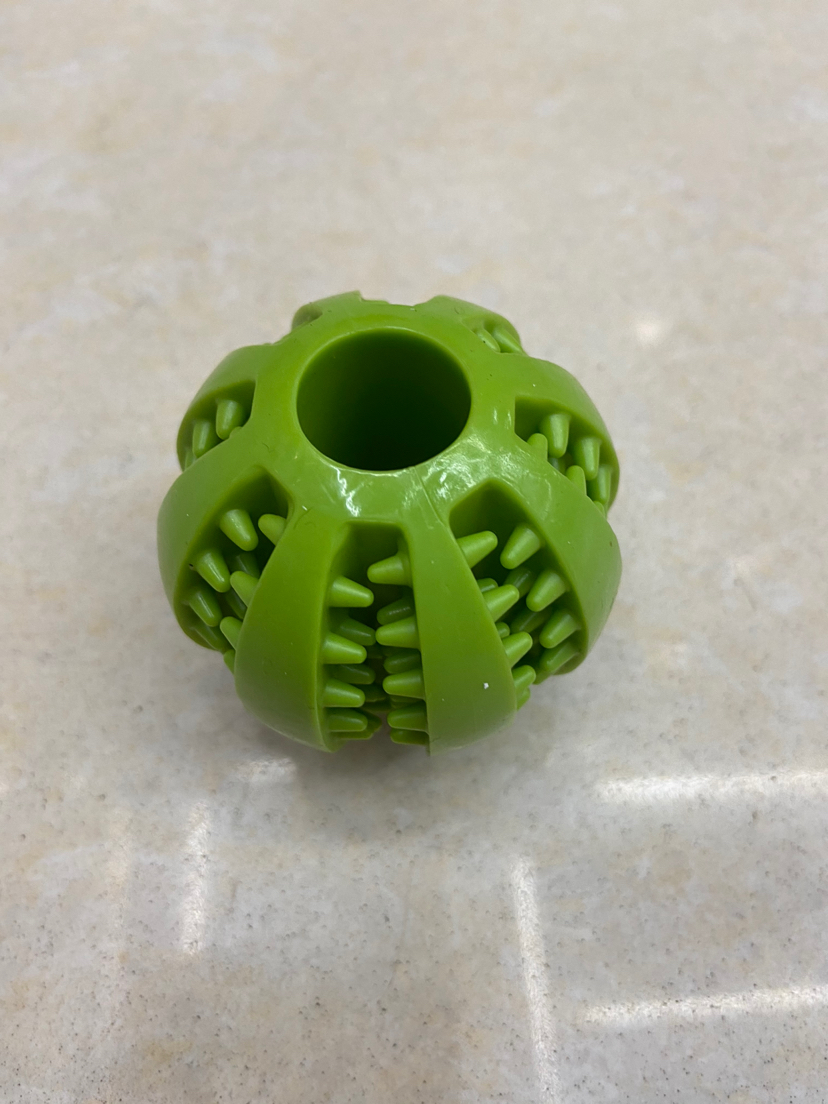 Watermelon Tooth Ball Pet Dog Toy Ball Bite-Resistant Tooth Cleaning Teether Ball Pet Rubber Ball Dog Toy Food Leakage