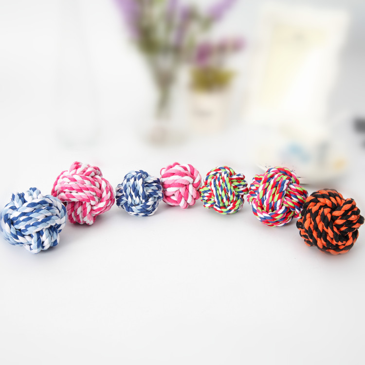Medium to Large Dogs Pet Ball Cotton String Woven Ball Bite-Resistant Toys Pet Supplies Dogs and Cats Toys Tooth Cleaning Ball Wholesale Medium to Large Dogs Pet Ball Cotton String Woven Ball Bite-Resistant Toys Pet Supplies Dogs and Cats Toys Tooth Cleaning Ball Wholesale