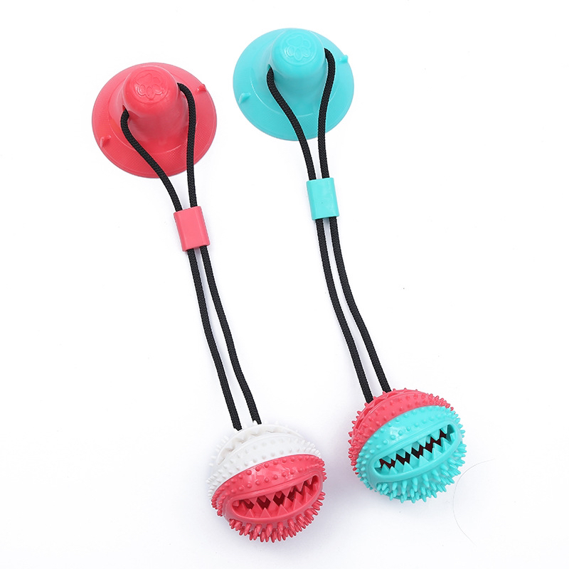 Pet Bite Toy Dog Sucker Drawstring Food Dropping Ball Bite-Resistant Teether Ball Tooth Cleaning Interactive Bell Toy Pet Bite Toy Dog Sucker Drawstring Food Dropping Ball Bite-Resistant Teether Ball Tooth Cleaning Interactive Bell Toy