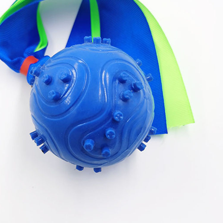 Pet Toy Molar Tooth Cleaning Ball TPR Ribbon Dog Sound Toy Environmental Protection Dog Training Bite-Resistant Ball Factory Price Direct Sales Pet Toy Molar Tooth Cleaning Ball TPR Ribbon Dog Sound Toy Environmental Protection Dog Training Bite-Resistant Ball Factory Price Direct Sales