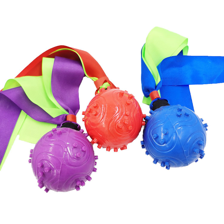 Pet Toy Molar Tooth Cleaning Ball TPR Ribbon Dog Sound Toy Environmental Protection Dog Training Bite-Resistant Ball Factory Price Direct Sales Pet Toy Molar Tooth Cleaning Ball TPR Ribbon Dog Sound Toy Environmental Protection Dog Training Bite-Resistant Ball Factory Price Direct Sales