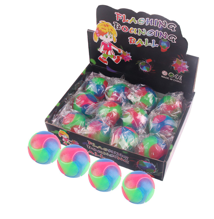 Pet Toy Rubber Biting Dog Toy Bite-Resistant Tooth Cleaning Molar Toy Hair Flash Colorful Ball Pet Toy Rubber Biting Dog Toy Bite-Resistant Tooth Cleaning Molar Toy Hair Flash Colorful Ball