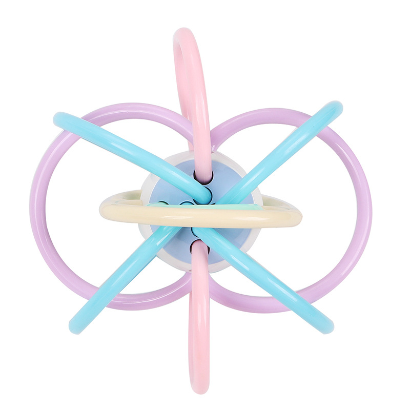 Baby Currently Available Macaron Manhattan Ball Baby Tooth Bite Ball Molar Hand Ball Baby Rattle Toy