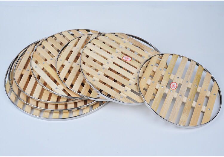 Domestic stainless steel wrapped bamboo steamed sheet steamed tray steamed steamer steamed steamed buns pad wok separated layer steamed grate Domestic stainless steel wrapped bamboo steamed sheet steamed tray steamed steamer steamed steamed buns pad wok separated layer steamed grate