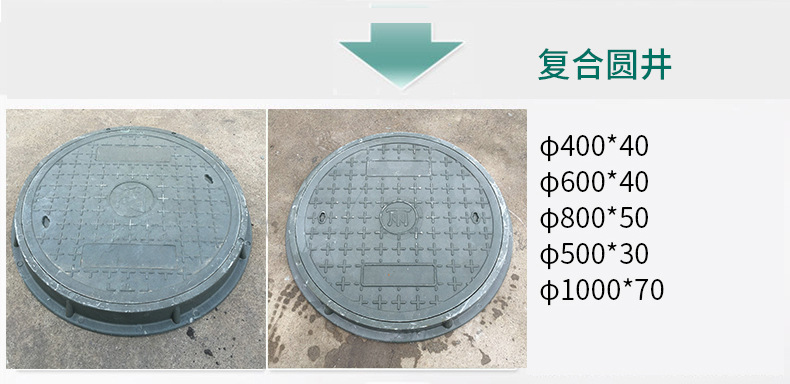 Resin Composite Power Square round Cover Water Grate Cable Trench Cover Meter Box Manhole Cover Plant Power Cover