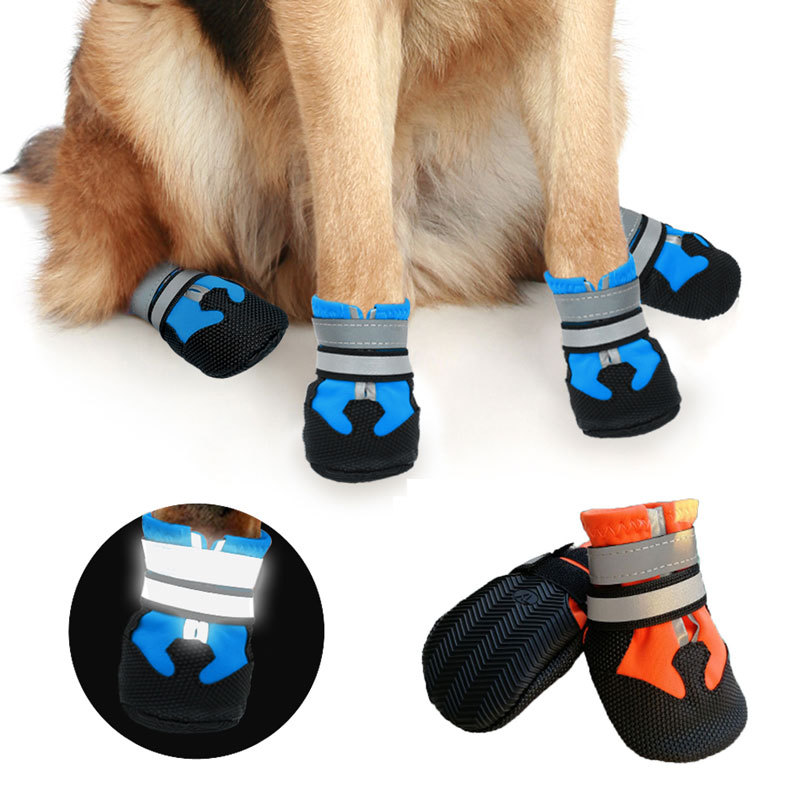 For Amazon Wear-Resistant Non-Slip Waterproof Pet Dog Shoe Cover Medium and Large Dog Shoes Short Bucket Pet Shoes