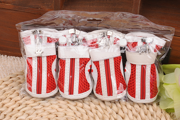 Spring/Summer Pet Shoes Summer New Non-Slip Soft Bottom Beef Tendon Bottom Breathable Mesh Dog Shoes Poodle Shoes Spring/Summer Pet Shoes Summer New Non-Slip Soft Bottom Beef Tendon Bottom Breathable Mesh Dog Shoes Poodle Shoes