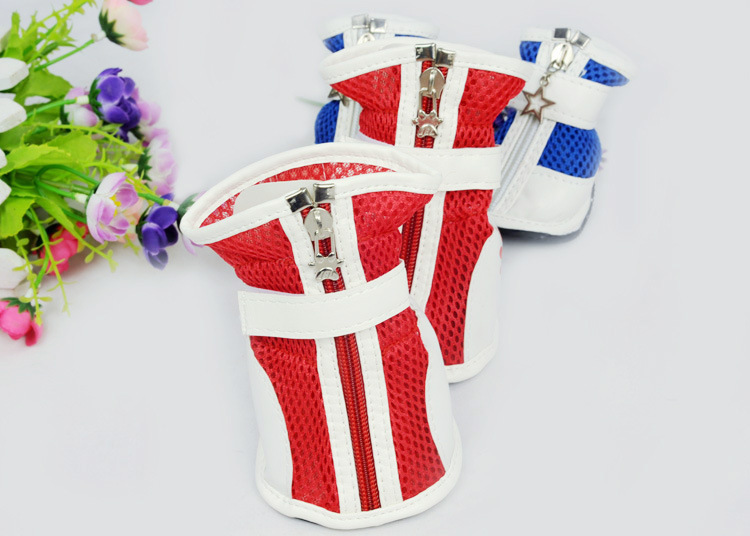 Spring/Summer Pet Shoes Summer New Non-Slip Soft Bottom Beef Tendon Bottom Breathable Mesh Dog Shoes Poodle Shoes Spring/Summer Pet Shoes Summer New Non-Slip Soft Bottom Beef Tendon Bottom Breathable Mesh Dog Shoes Poodle Shoes