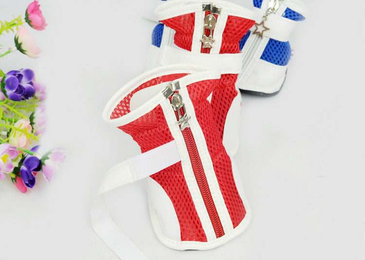Spring/Summer Pet Shoes Summer New Non-Slip Soft Bottom Beef Tendon Bottom Breathable Mesh Dog Shoes Poodle Shoes Spring/Summer Pet Shoes Summer New Non-Slip Soft Bottom Beef Tendon Bottom Breathable Mesh Dog Shoes Poodle Shoes