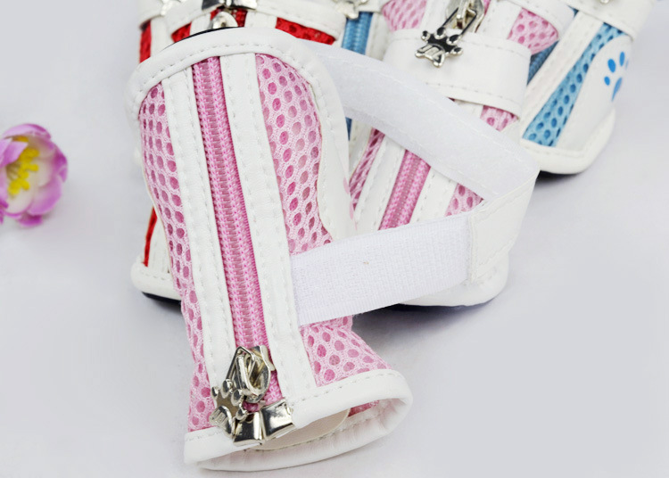 Spring/Summer Pet Shoes Summer New Non-Slip Soft Bottom Beef Tendon Bottom Breathable Mesh Dog Shoes Poodle Shoes Spring/Summer Pet Shoes Summer New Non-Slip Soft Bottom Beef Tendon Bottom Breathable Mesh Dog Shoes Poodle Shoes