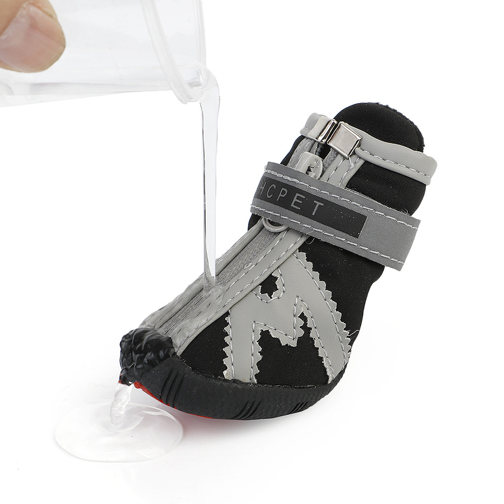 Rambo manufacturers direct pet shoes dog shoes amazon cross - border new waterproof wear - resistant luminous puppy shoes Rambo manufacturers direct pet shoes dog shoes amazon cross - border new waterproof wear - resistant luminous puppy shoes
