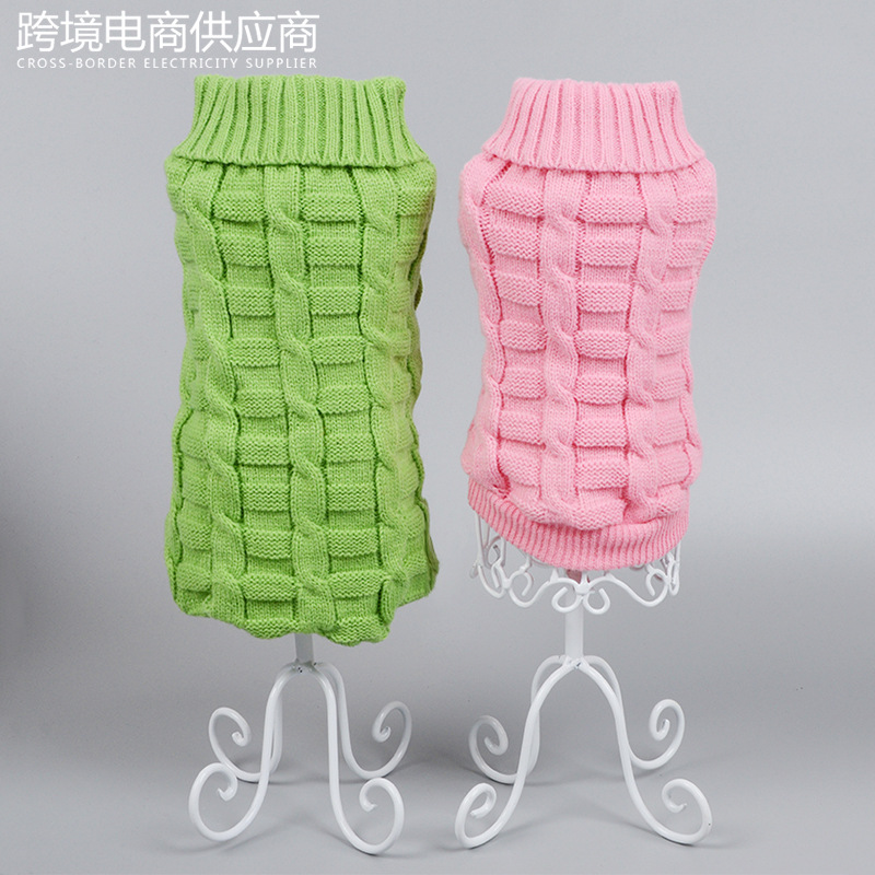 New Hot Sale Cross-Border Hot Pet Clothes Imitation Cashmere Pet Sweater Dog Clothes Pet Supplies