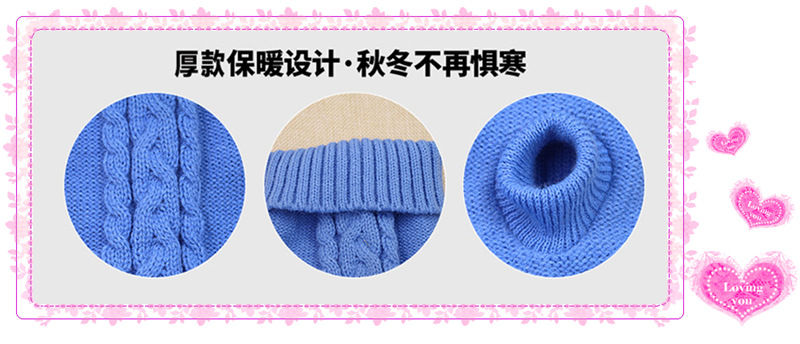 Pet Sweater Wholesale Autumn and Winter Thick Small Size Dog Baby Sweater Puppy Ultra Small Puppy Sweater 10 Colors Pet Sweater Wholesale Autumn and Winter Thick Small Size Dog Baby Sweater Puppy Ultra Small Puppy Sweater 10 Colors