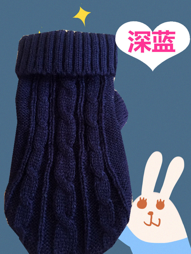 Pet Sweater Wholesale Autumn and Winter Thick Small Size Dog Baby Sweater Puppy Ultra Small Puppy Sweater 10 Colors Pet Sweater Wholesale Autumn and Winter Thick Small Size Dog Baby Sweater Puppy Ultra Small Puppy Sweater 10 Colors
