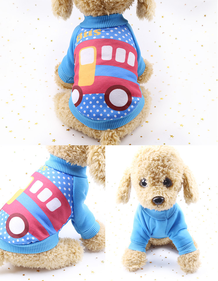 Clothes Spring Autumn and Winter Clothing Teddy Pet Supplies Cute Cartoon Cat Sweater Golden Retriever Big Dog Clothing Clothes Spring Autumn and Winter Clothing Teddy Pet Supplies Cute Cartoon Cat Sweater Golden Retriever Big Dog Clothing