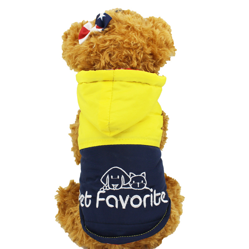 2018 Autumn and Winter Pet Clothes Dog Thickened Vest Vest Cat down Cotton Clothes Dog Cotton Sweater Supplies 2018 Autumn and Winter Pet Clothes Dog Thickened Vest Vest Cat down Cotton Clothes Dog Cotton Sweater Supplies