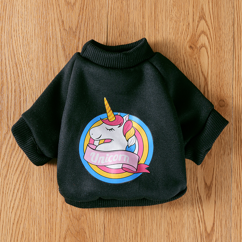 Pet Clothes Dog Autumn and Winter Cartoon Dog Pattern Sweater Polyester Teddy New Pet Clothes Small Pet Supplies Pet Clothes Dog Autumn and Winter Cartoon Dog Pattern Sweater Polyester Teddy New Pet Clothes Small Pet Supplies