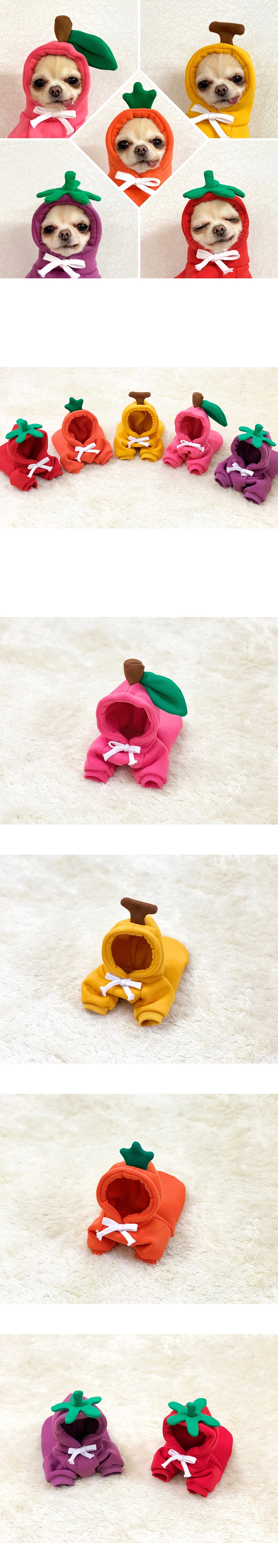 Fruit Dog Cat Small Medium and Large Dogs Autumn Winter Sweater Fleece Clothing Supplies Pet TeddyFrench Bulldog Fruit Dog Cat Small Medium and Large Dogs Autumn Winter Sweater Fleece Clothing Supplies Pet TeddyFrench Bulldog