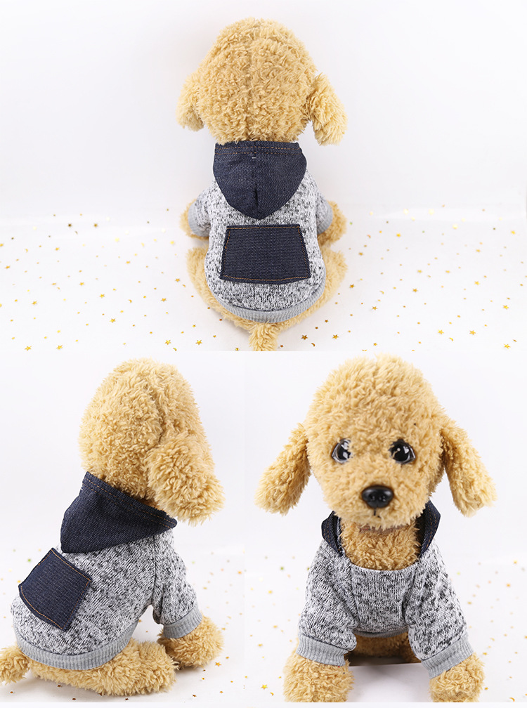 Autumn Winter Sweater Pocket Two-legged Clothes Sporty Pet Clothes Dog Cat Clothes Pet Supplies Autumn Winter Sweater Pocket Two-legged Clothes Sporty Pet Clothes Dog Cat Clothes Pet Supplies