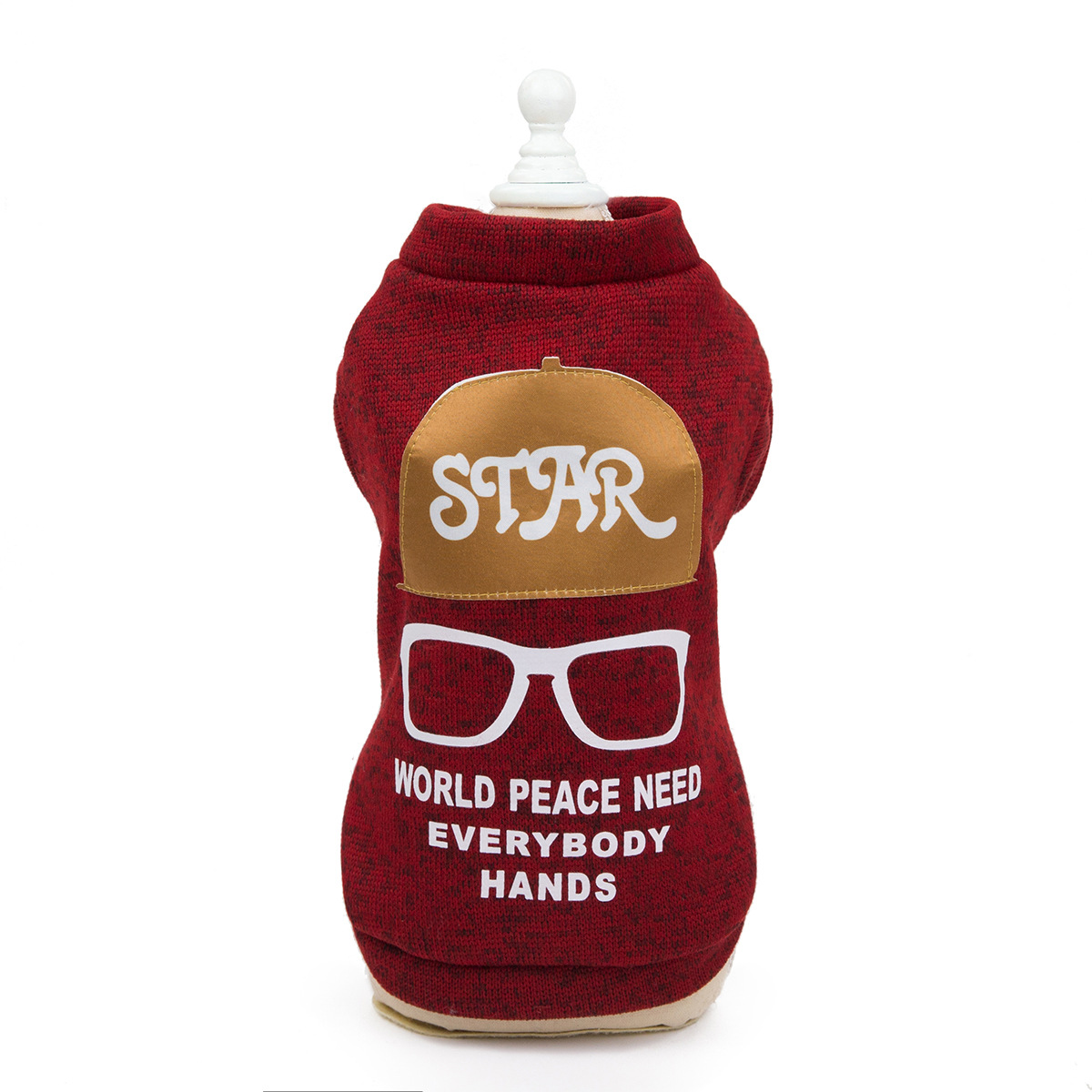 Pet Kitty Dog Clothes Clothing Supplies Teddy Autumn and Winter New Products in Stock Wholesale 19 Hat with Glasses Sweater Pet Kitty Dog Clothes Clothing Supplies Teddy Autumn and Winter New Products in Stock Wholesale 19 Hat with Glasses Sweater