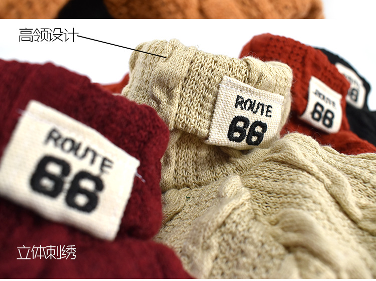 Hot Pet Turtleneck Knitting Sweater Threedimensional Embroidery Collar Cat and Dog Sweater Dog Clothes Autumn and Winter Hot Pet Turtleneck Knitting Sweater Threedimensional Embroidery Collar Cat and Dog Sweater Dog Clothes Autumn and Winter