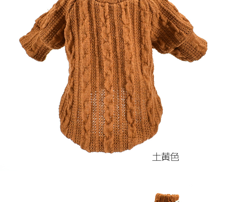 Hot Pet Turtleneck Knitting Sweater Threedimensional Embroidery Collar Cat and Dog Sweater Dog Clothes Autumn and Winter Hot Pet Turtleneck Knitting Sweater Threedimensional Embroidery Collar Cat and Dog Sweater Dog Clothes Autumn and Winter