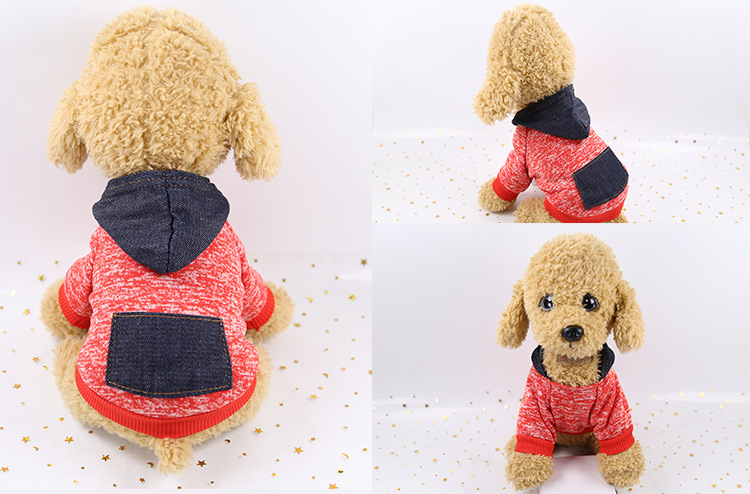 Autumn Winter Sweater Pocket Two Feet Clothes Sports Style Pet Clothes Dog Cat Clothes Pet Supplies Autumn Winter Sweater Pocket Two Feet Clothes Sports Style Pet Clothes Dog Cat Clothes Pet Supplies