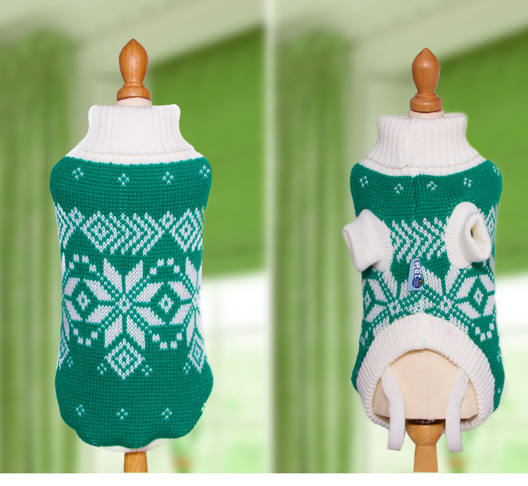 Factory direct sale autumn winter dog clothes Christmas pet knitting sweater cat clothes Factory direct sale autumn winter dog clothes Christmas pet knitting sweater cat clothes