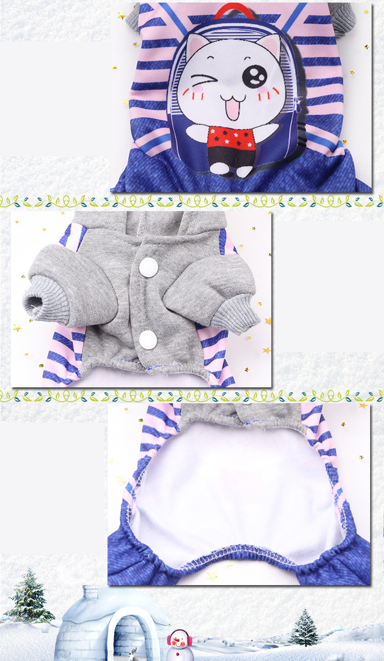 A Variety of Dog Clothes Four-Legged Sweater Button Pet Clothes Pet Supplies Cat Clothes New Style for Autumn and Winter A Variety of Dog Clothes Four-Legged Sweater Button Pet Clothes Pet Supplies Cat Clothes New Style for Autumn and Winter