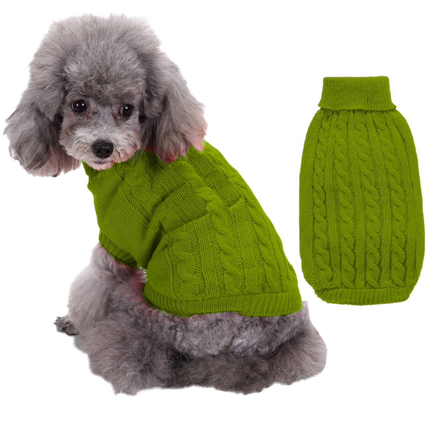 Pet Supplies Dog Clothing Solid Color Pet Dog Dog Sweater Dog Clothes Autumn and Winter Wholesale Pet Supplies Dog Clothing Solid Color Pet Dog Dog Sweater Dog Clothes Autumn and Winter Wholesale