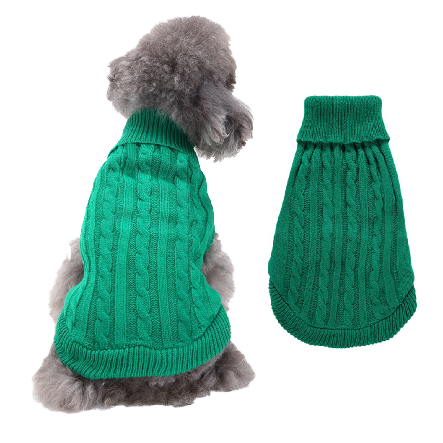 Pet Supplies Dog Clothing Solid Color Pet Dog Dog Sweater Dog Clothes Autumn and Winter Wholesale Pet Supplies Dog Clothing Solid Color Pet Dog Dog Sweater Dog Clothes Autumn and Winter Wholesale