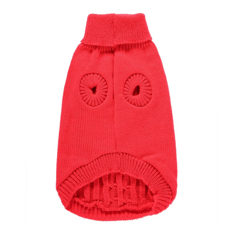 Pet Supplies Dog Clothing Solid Color Pet Dog Dog Sweater Dog Clothes Autumn and Winter Wholesale Pet Supplies Dog Clothing Solid Color Pet Dog Dog Sweater Dog Clothes Autumn and Winter Wholesale