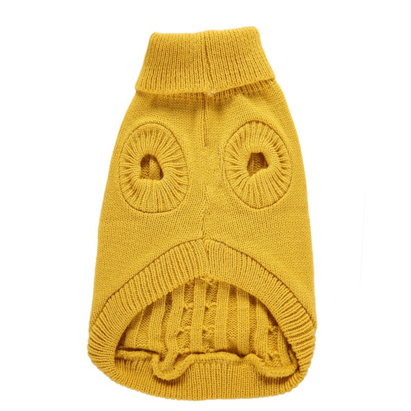 Pet Supplies Dog Clothing Solid Color Pet Dog Dog Sweater Dog Clothes Autumn and Winter Wholesale Pet Supplies Dog Clothing Solid Color Pet Dog Dog Sweater Dog Clothes Autumn and Winter Wholesale