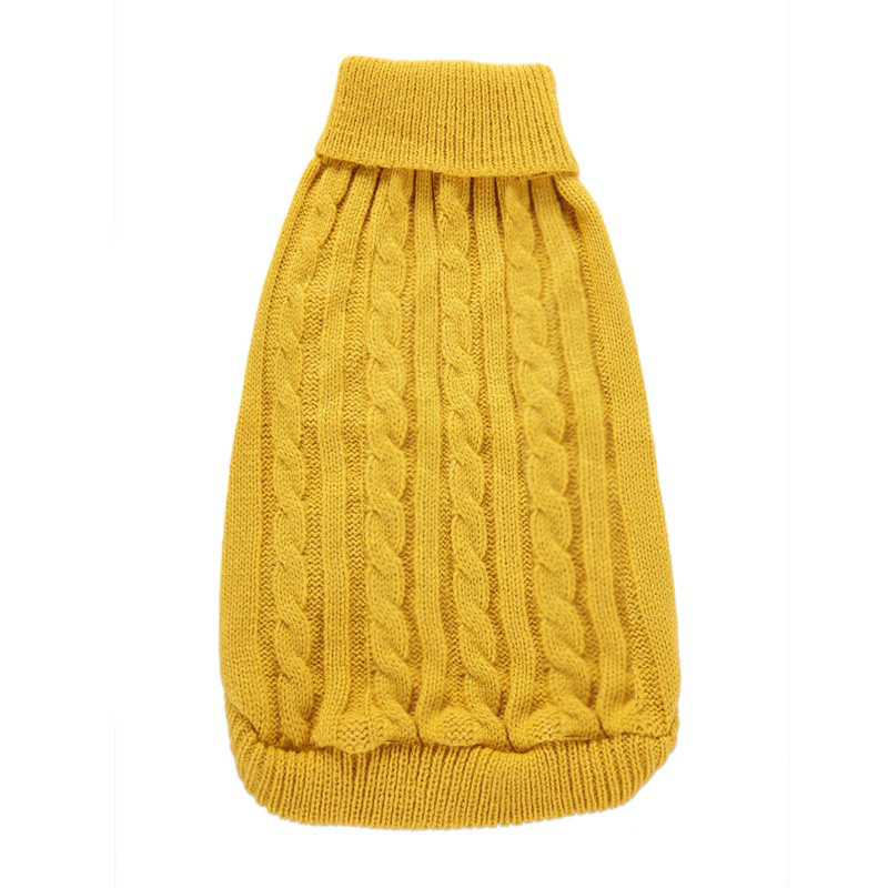 Pet Supplies Dog Clothing Solid Color Pet Dog Dog Sweater Dog Clothes Autumn and Winter Wholesale Pet Supplies Dog Clothing Solid Color Pet Dog Dog Sweater Dog Clothes Autumn and Winter Wholesale