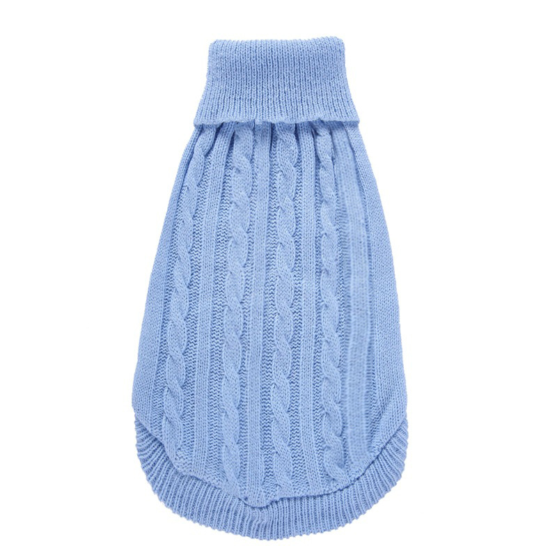 Pet Supplies Dog Clothing Solid Color Pet Dog Dog Sweater Dog Clothes Autumn and Winter Wholesale Pet Supplies Dog Clothing Solid Color Pet Dog Dog Sweater Dog Clothes Autumn and Winter Wholesale